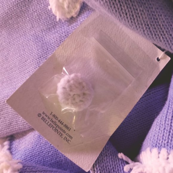 NWT Vintage Bellepointe Easter Bunny Cardigan - Picture 6 of 8